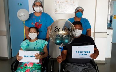 Mais três pacientes curados no Centro Clínico Covid-19 Zona Sul